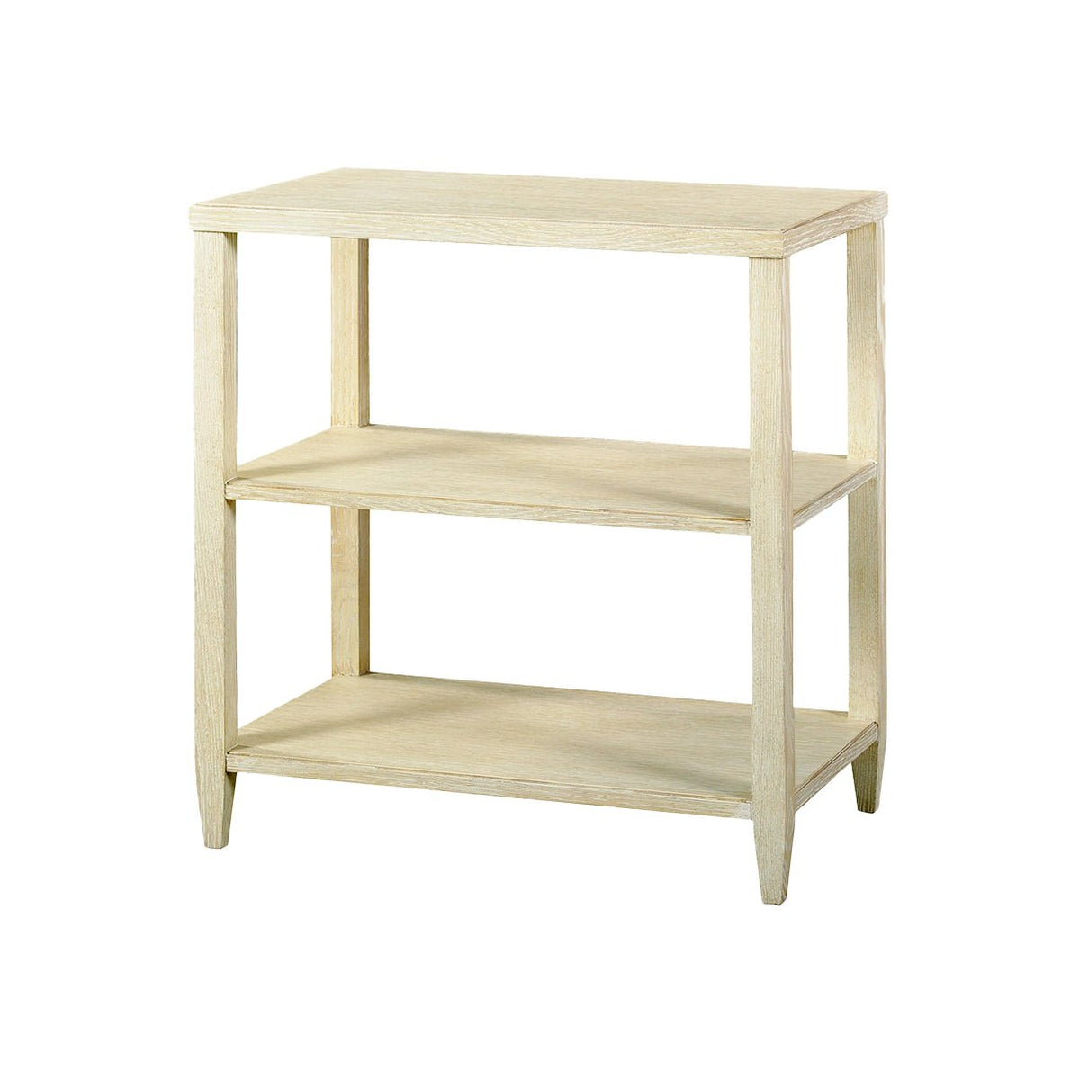 Shell Finish Three - Tier Side Table - English Georgian America