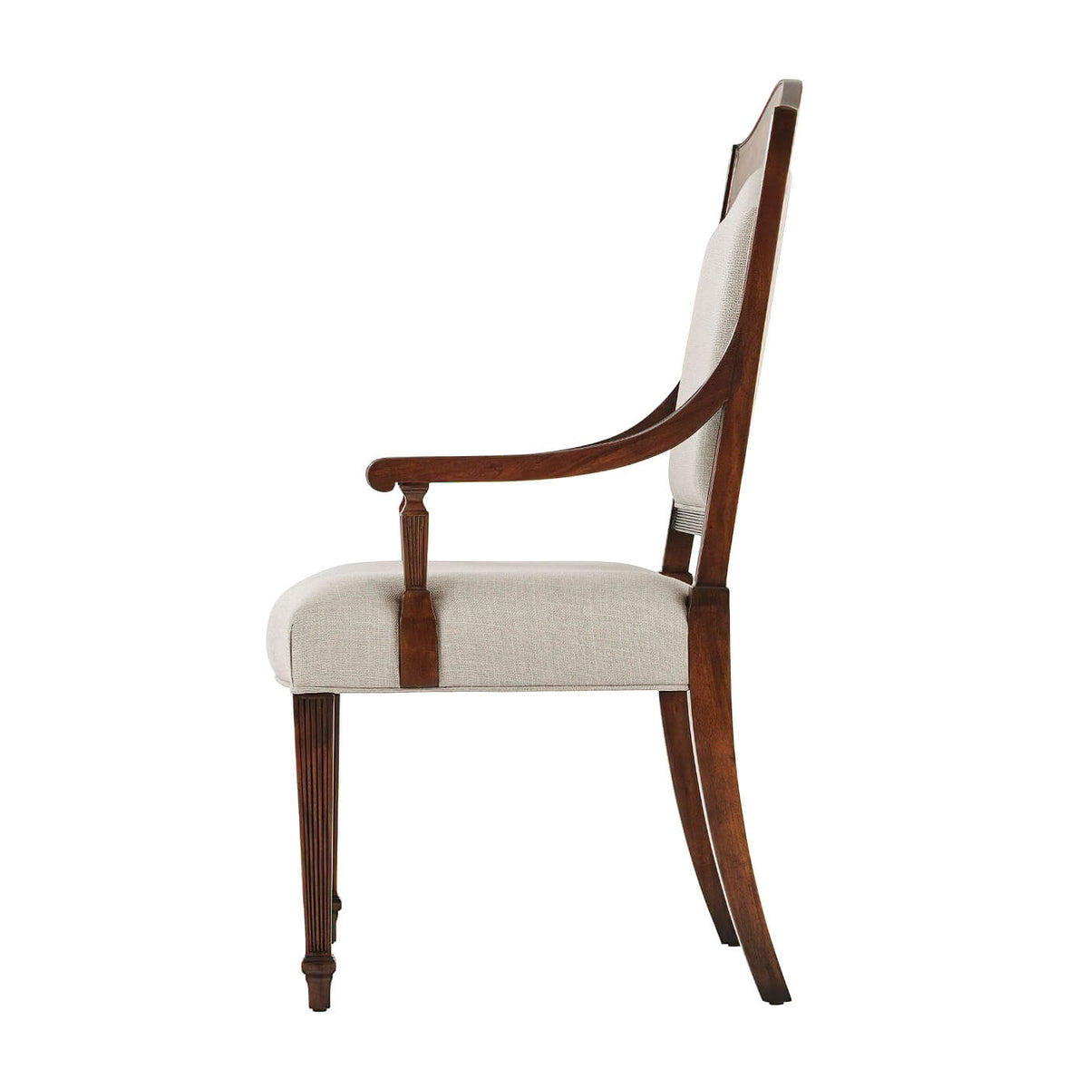 Sheraton Satinwood Armchair - English Georgian America