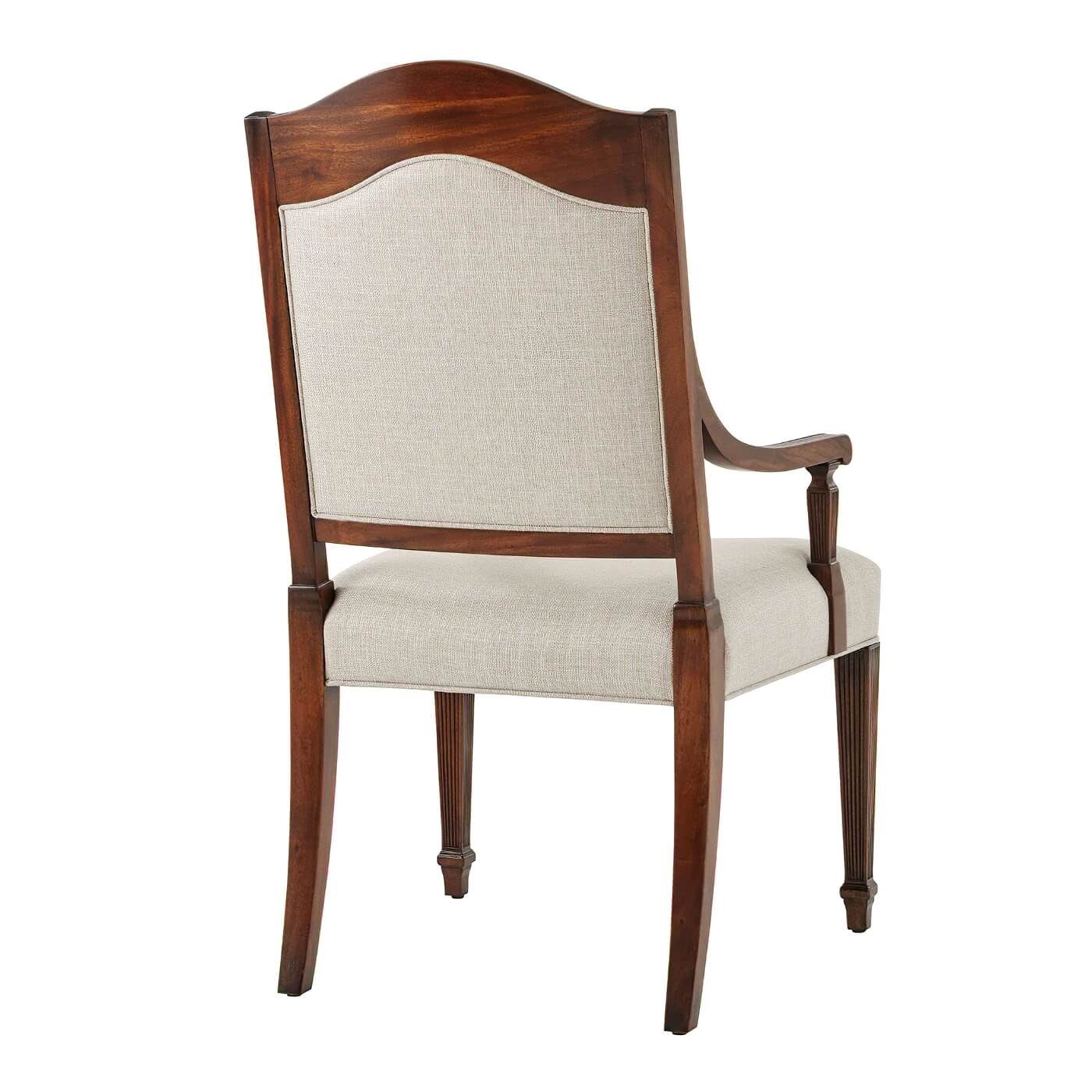 Sheraton Satinwood Armchair - English Georgian America