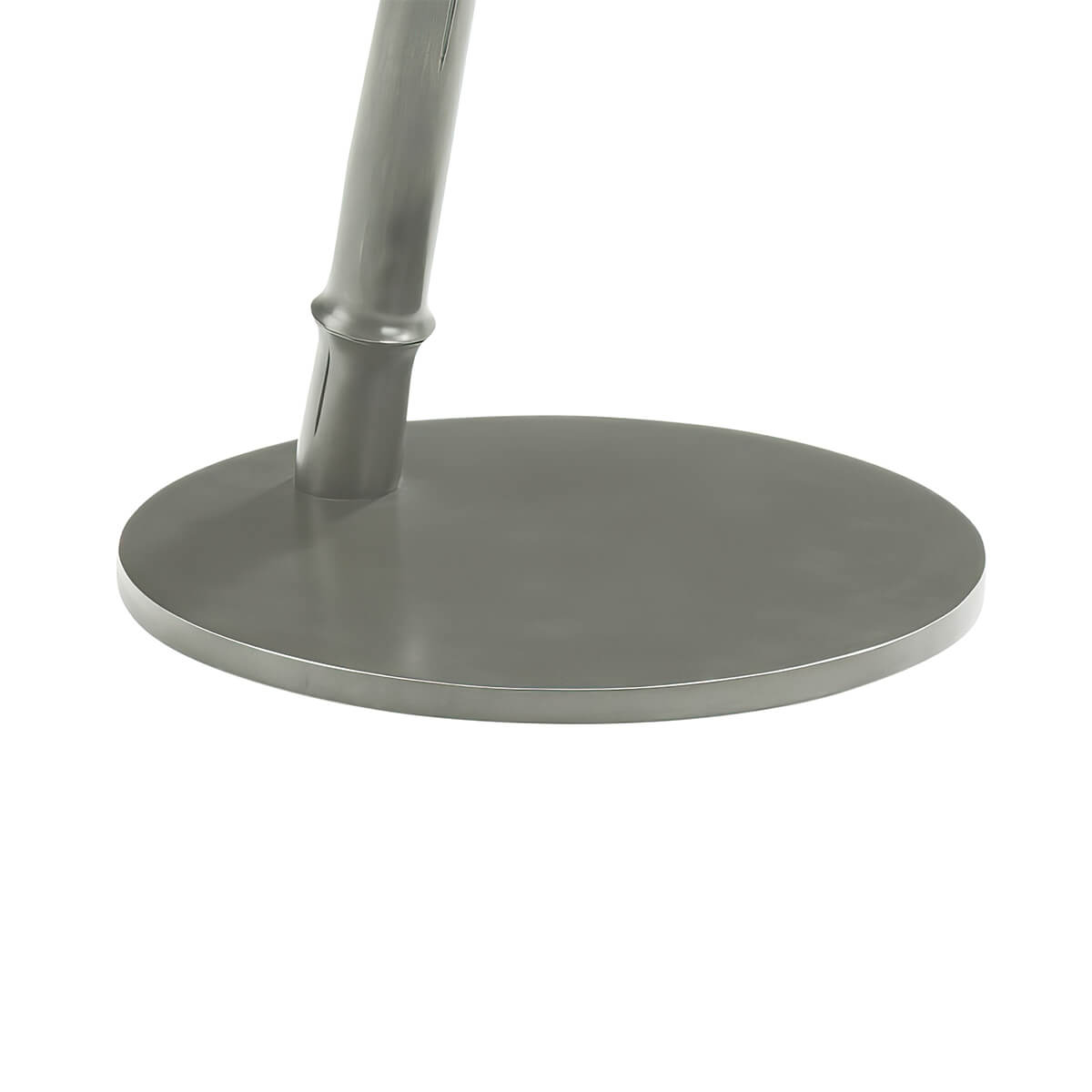 Silent Black Floating Burl Accent Table - English Georgian America