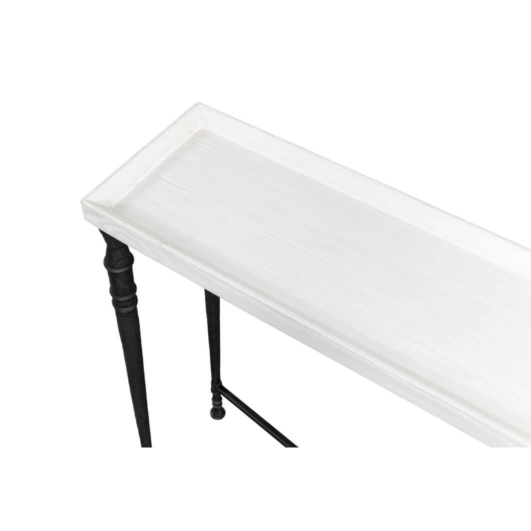 Sleek Art Deco Console Table - English Georgian America