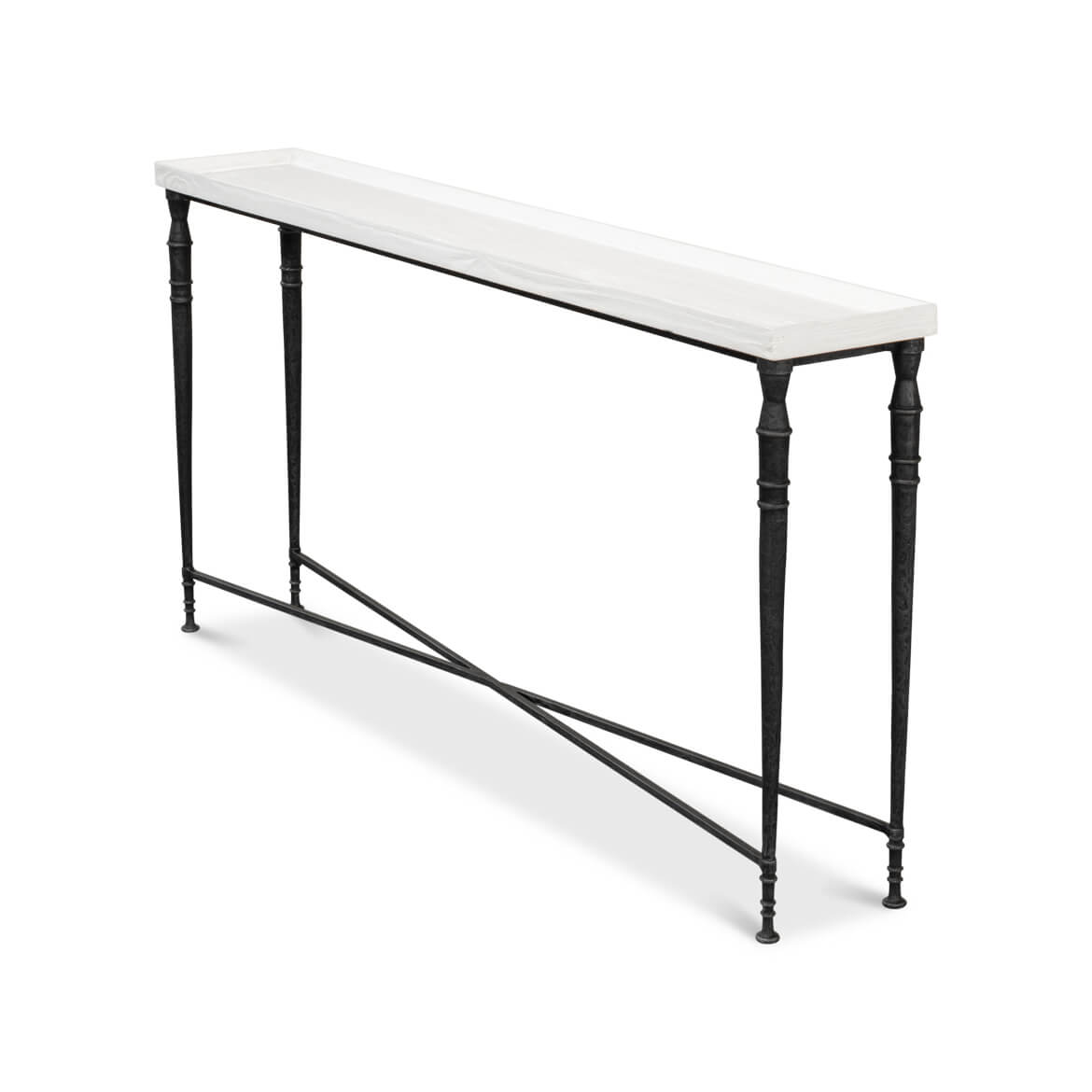 Sleek Art Deco Console Table - English Georgian America