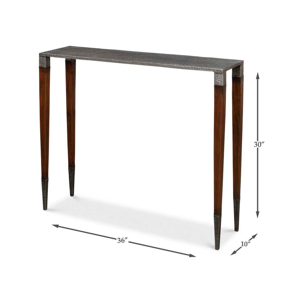 Slim Art Deco Console Table - English Georgian America