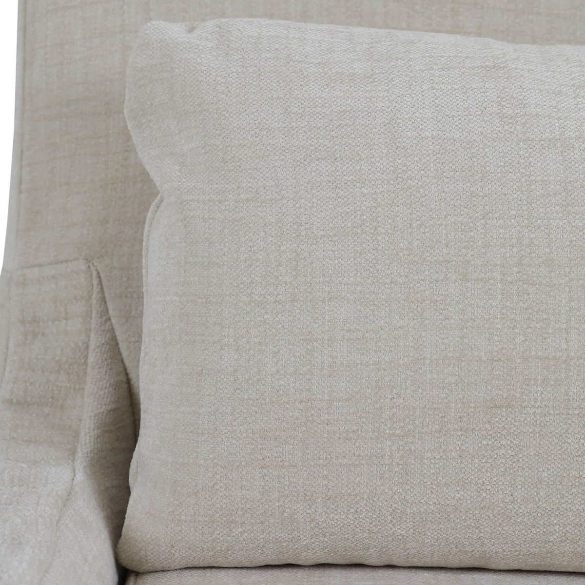 Slipcovered Dining Chair – Light Beige Upholstery - English Georgian America