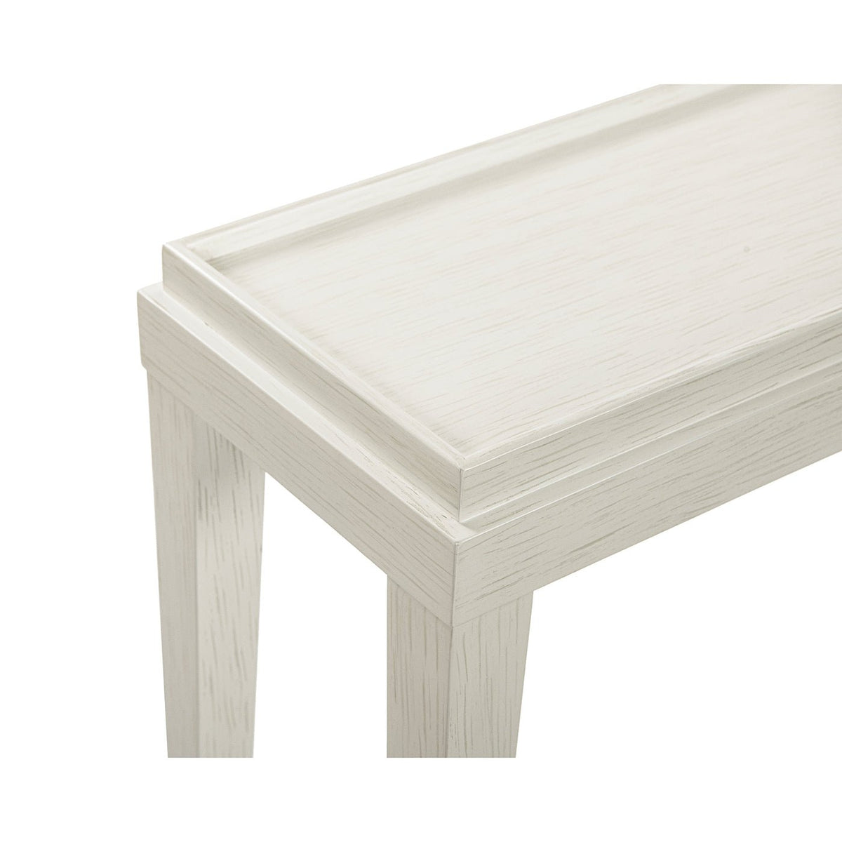 Small Classic Console Table - White - English Georgian America