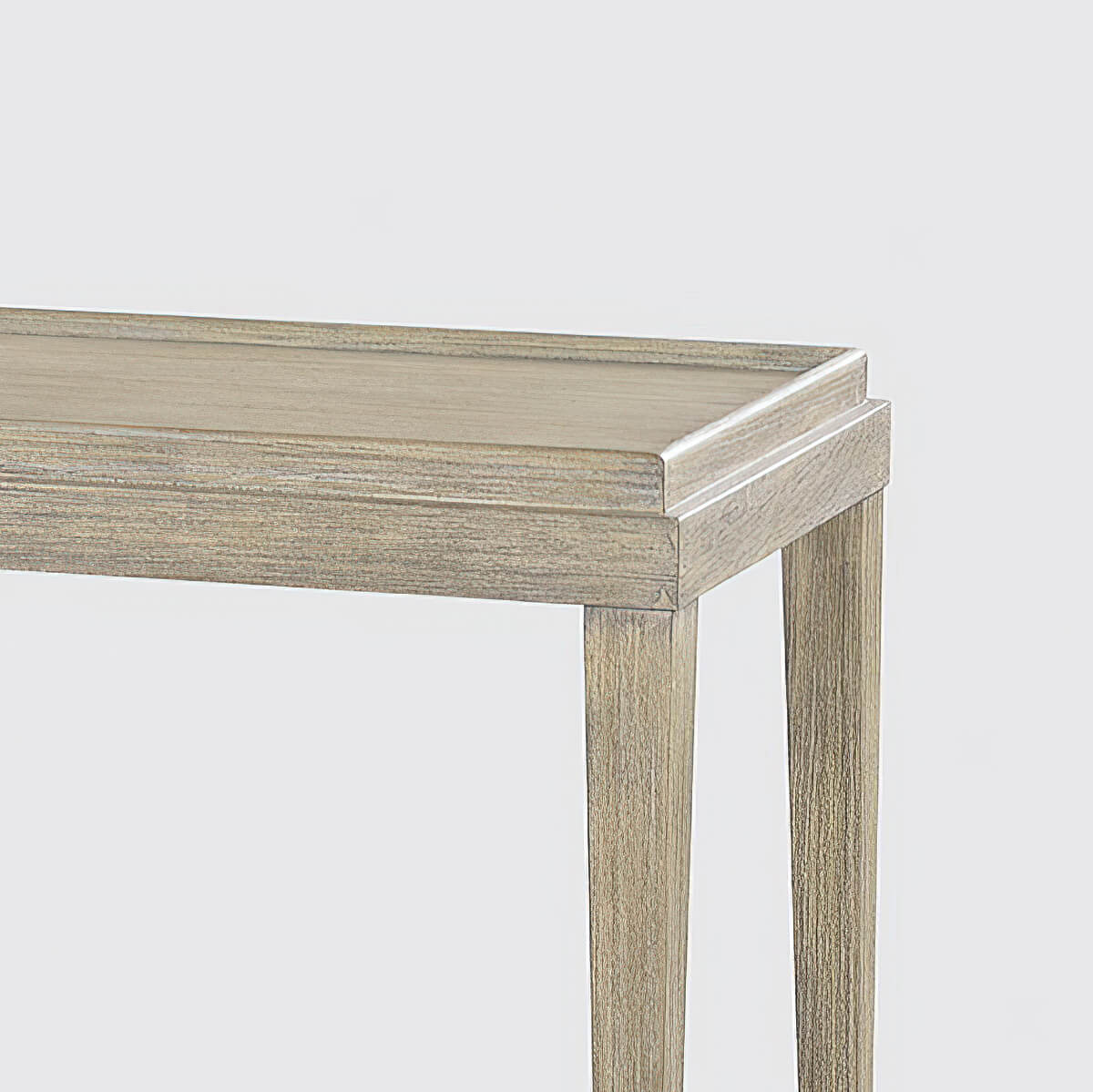 Small Classic Two-Tier Side Table - Greyed - English Georgian America