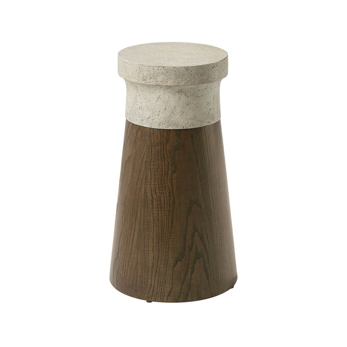 Small Cylinder Accent Table - Dark - English Georgian America