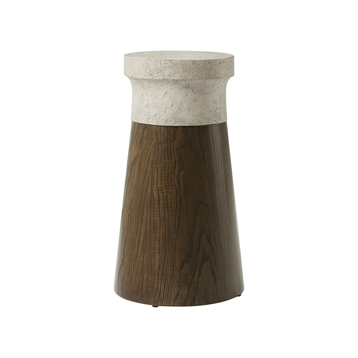 Small Cylinder Accent Table - Dark - English Georgian America