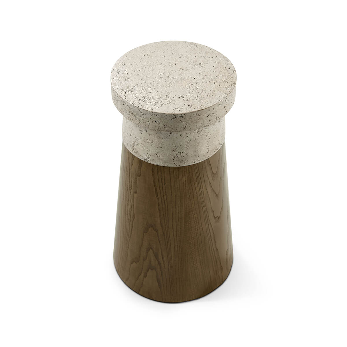 Small Cylinder Accent Table - Dark - English Georgian America