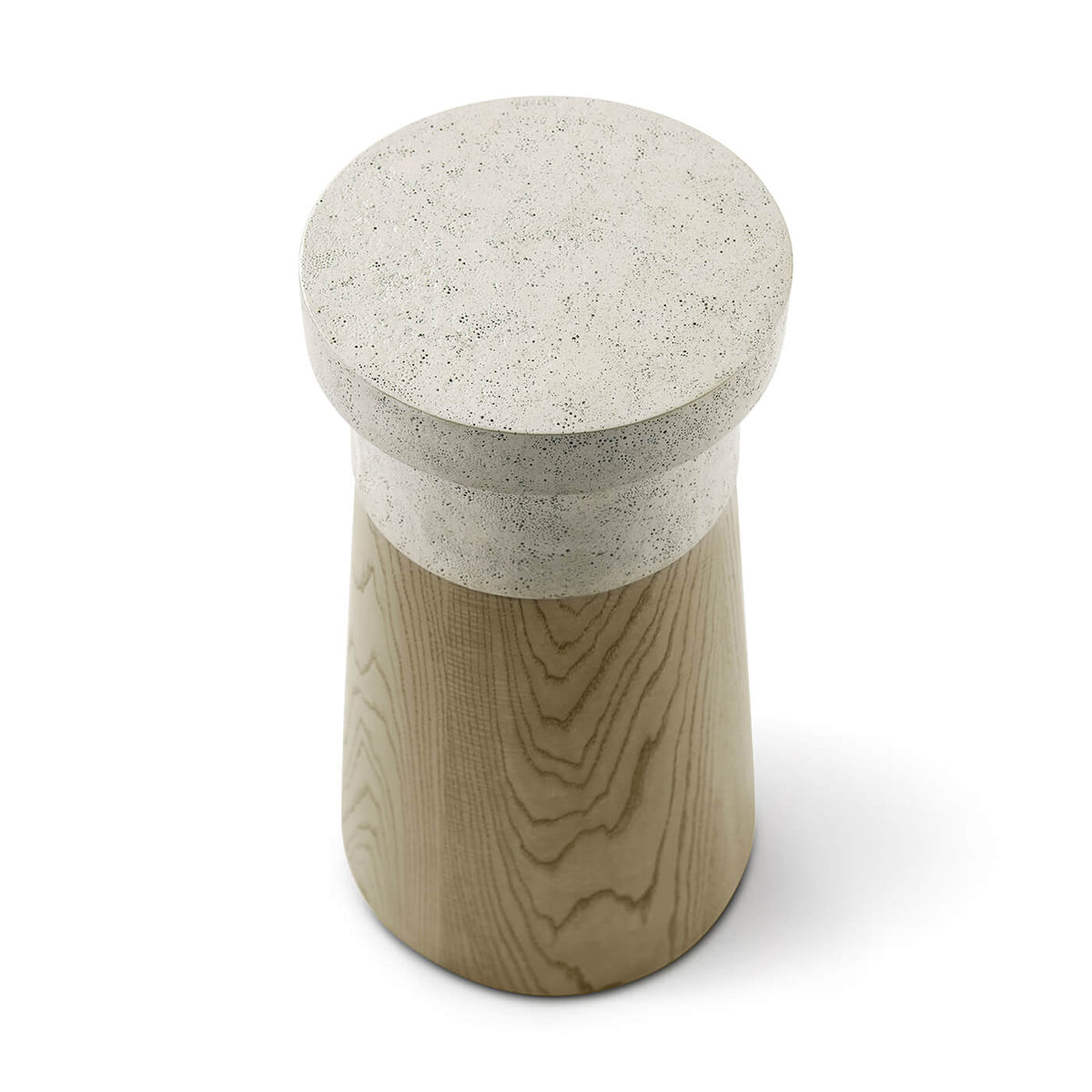 Small Cylinder Accent Table - Light - English Georgian America