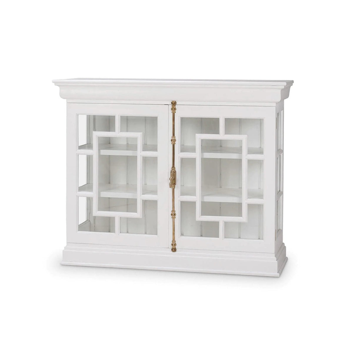 Small French Provincial White Credenza - English Georgian America