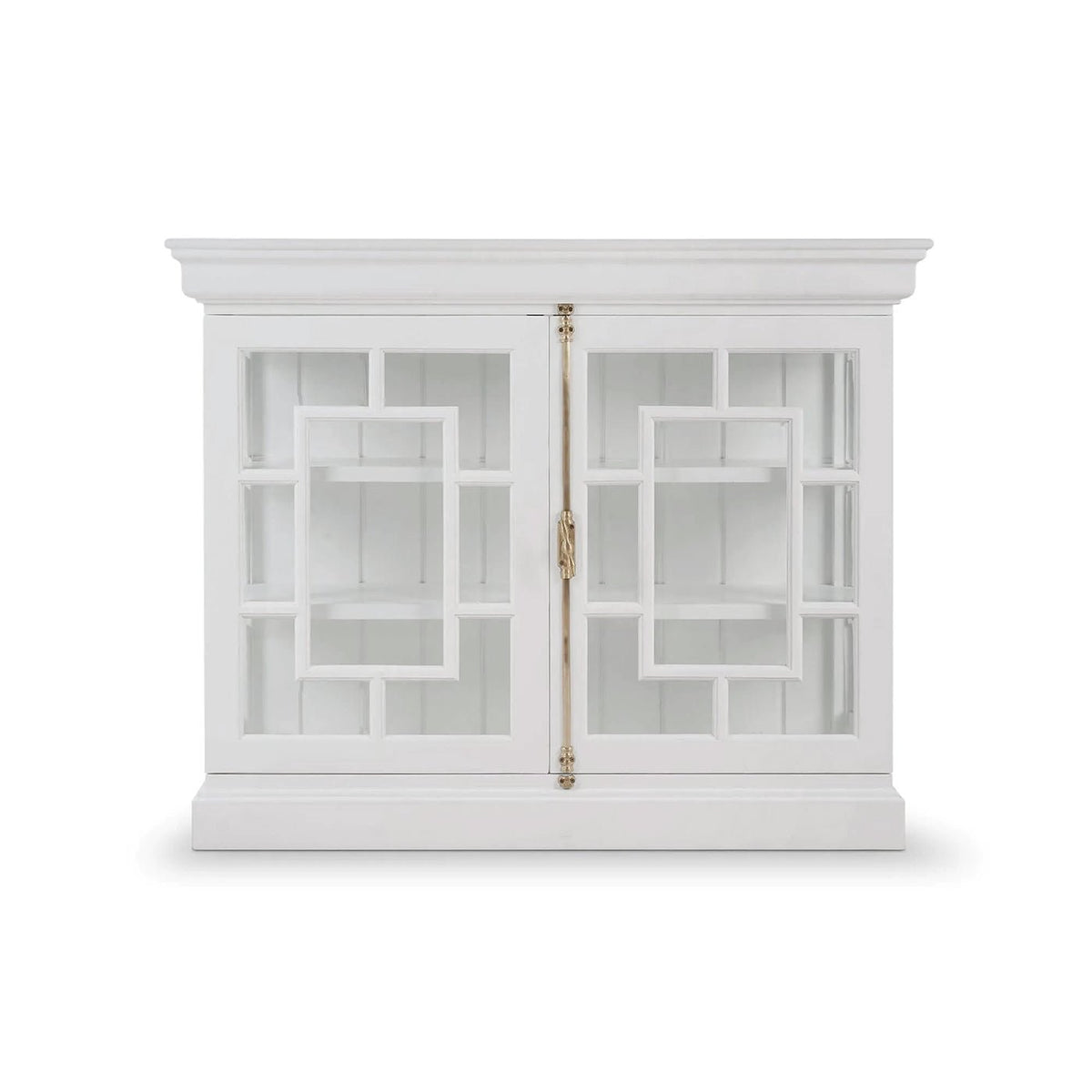 Small French Provincial White Credenza - English Georgian America