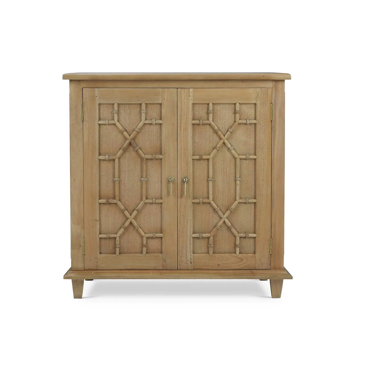 Small Mid Century Cabinet - Fruitwood Finish - English Georgian America