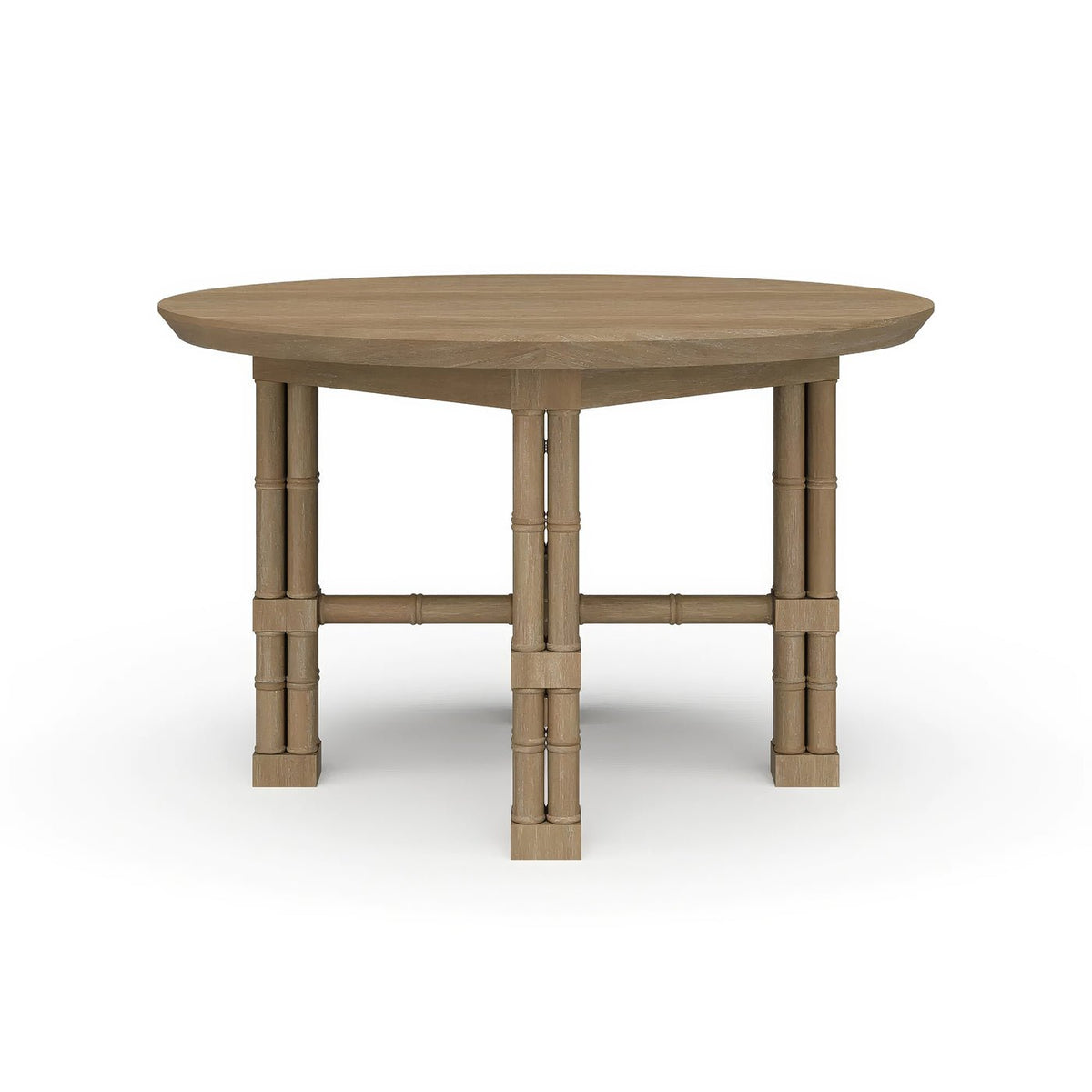 Small Palm Beach Regency Round Dining Table - English Georgian America