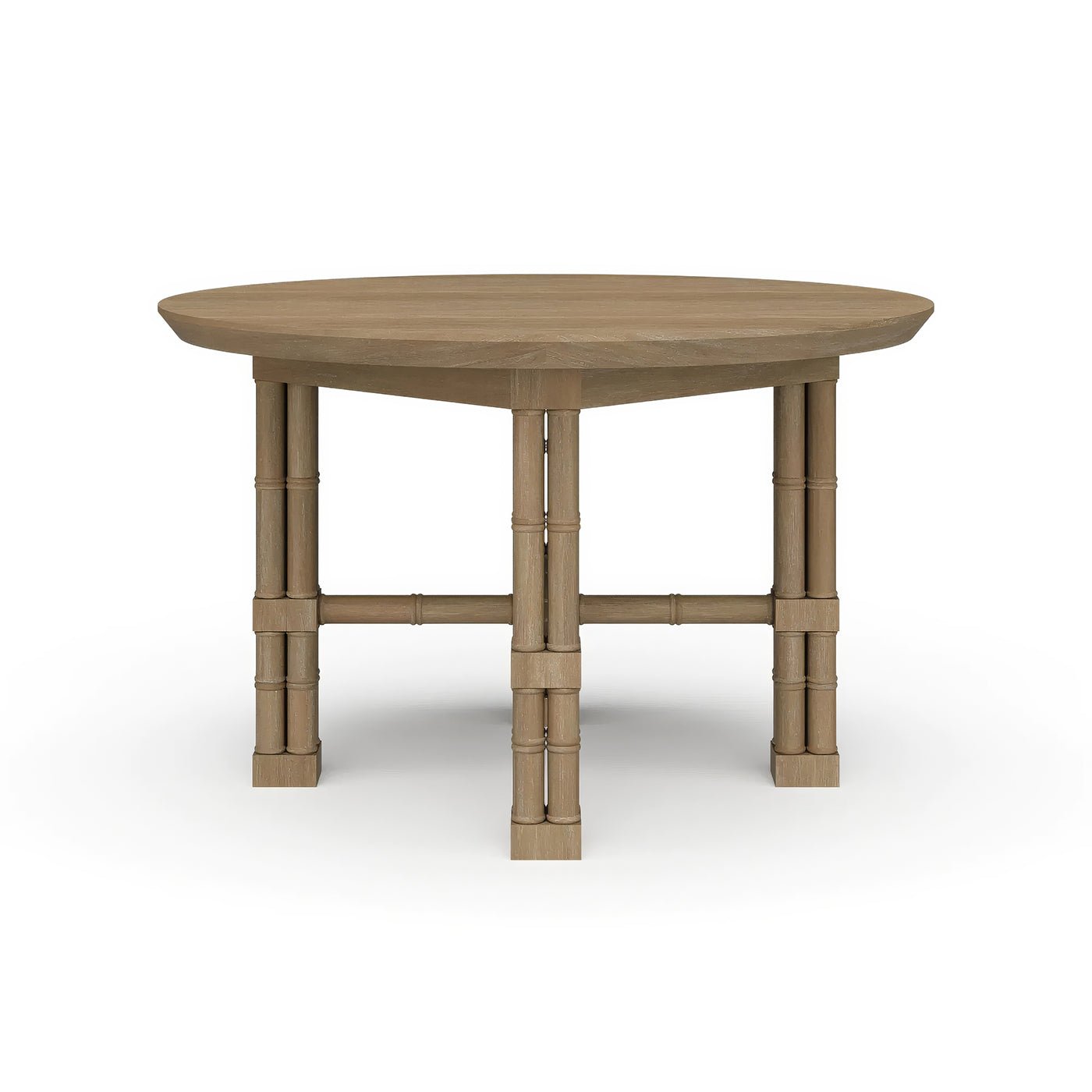 Small Palm Beach Regency Round Dining Table - English Georgian America