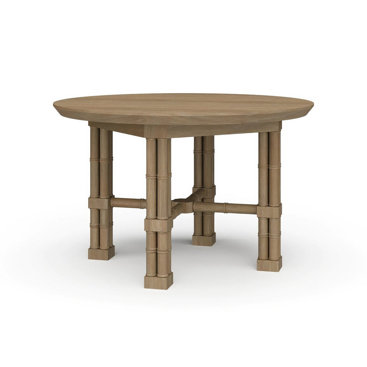 Small Palm Beach Regency Round Dining Table - English Georgian America