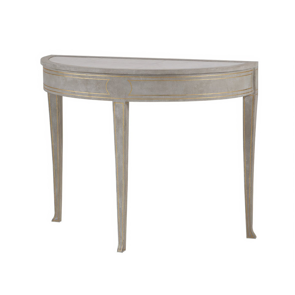 Small Swedish Painted Console Table - English Georgian America