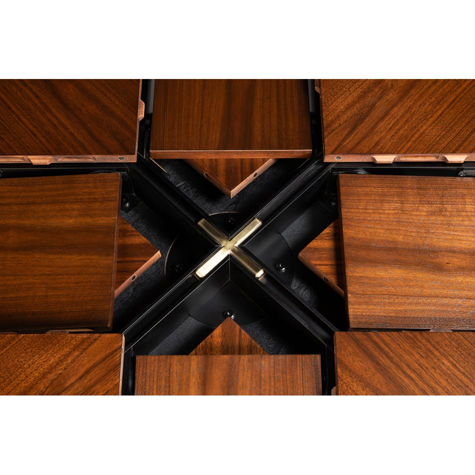 Small Walnut Jupe Dining Table - English Georgian America