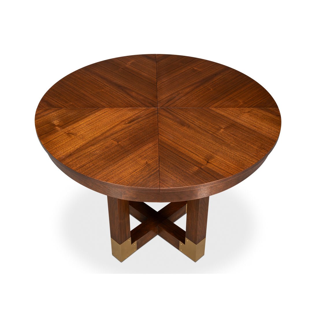 Small Walnut Jupe Dining Table - English Georgian America