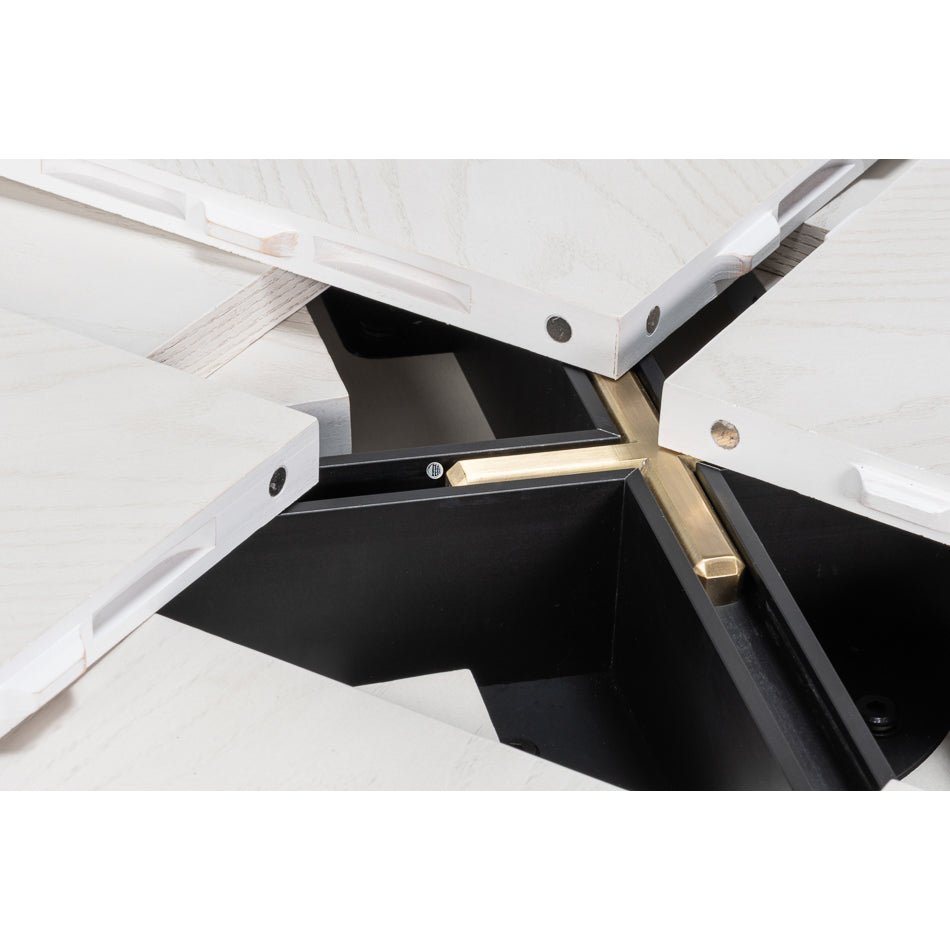 Small White Jupe Dining Table - English Georgian America