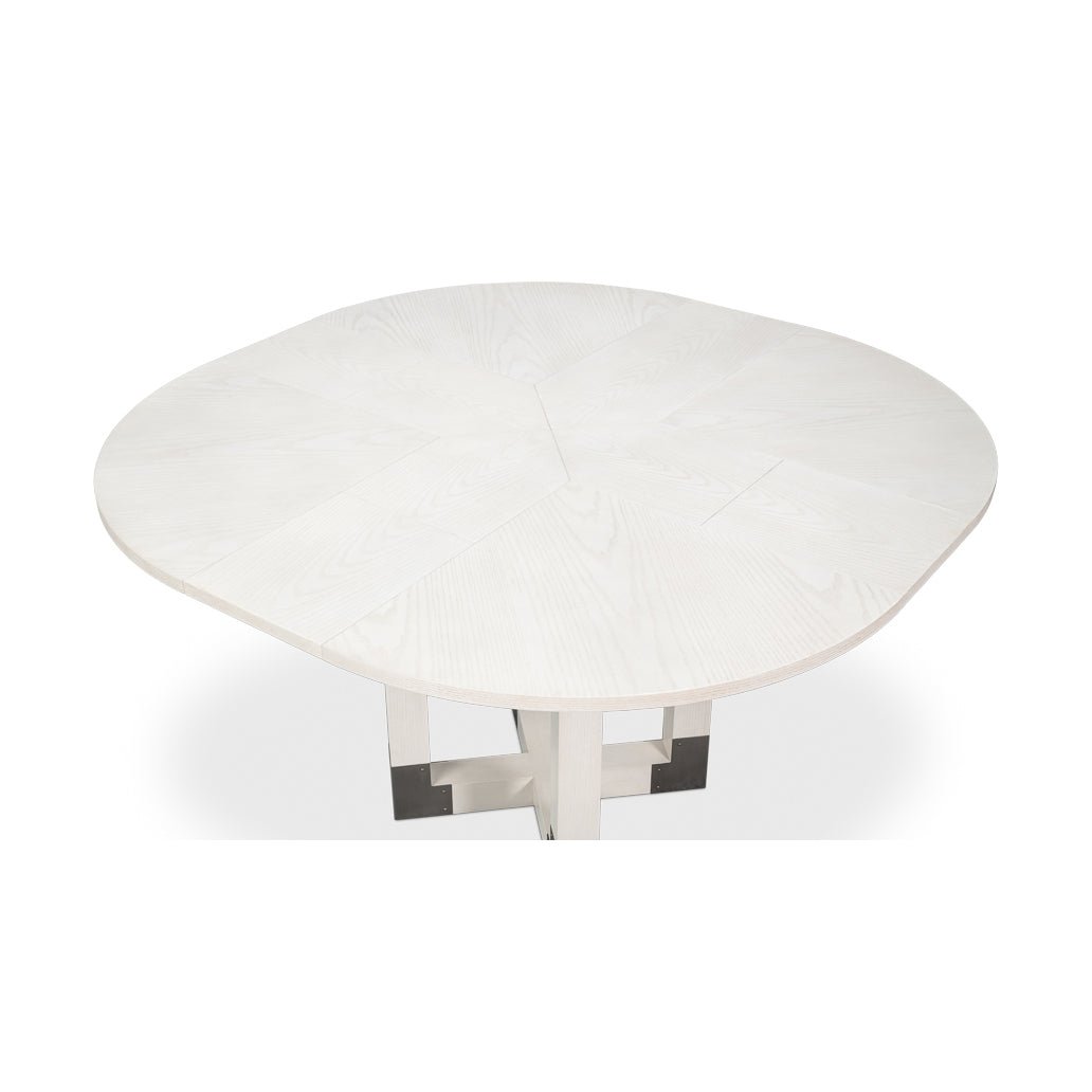 Small White Jupe Dining Table - English Georgian America