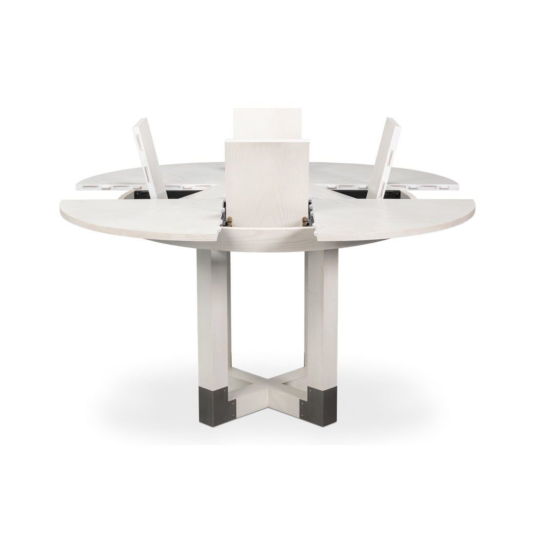 Small White Jupe Dining Table - English Georgian America