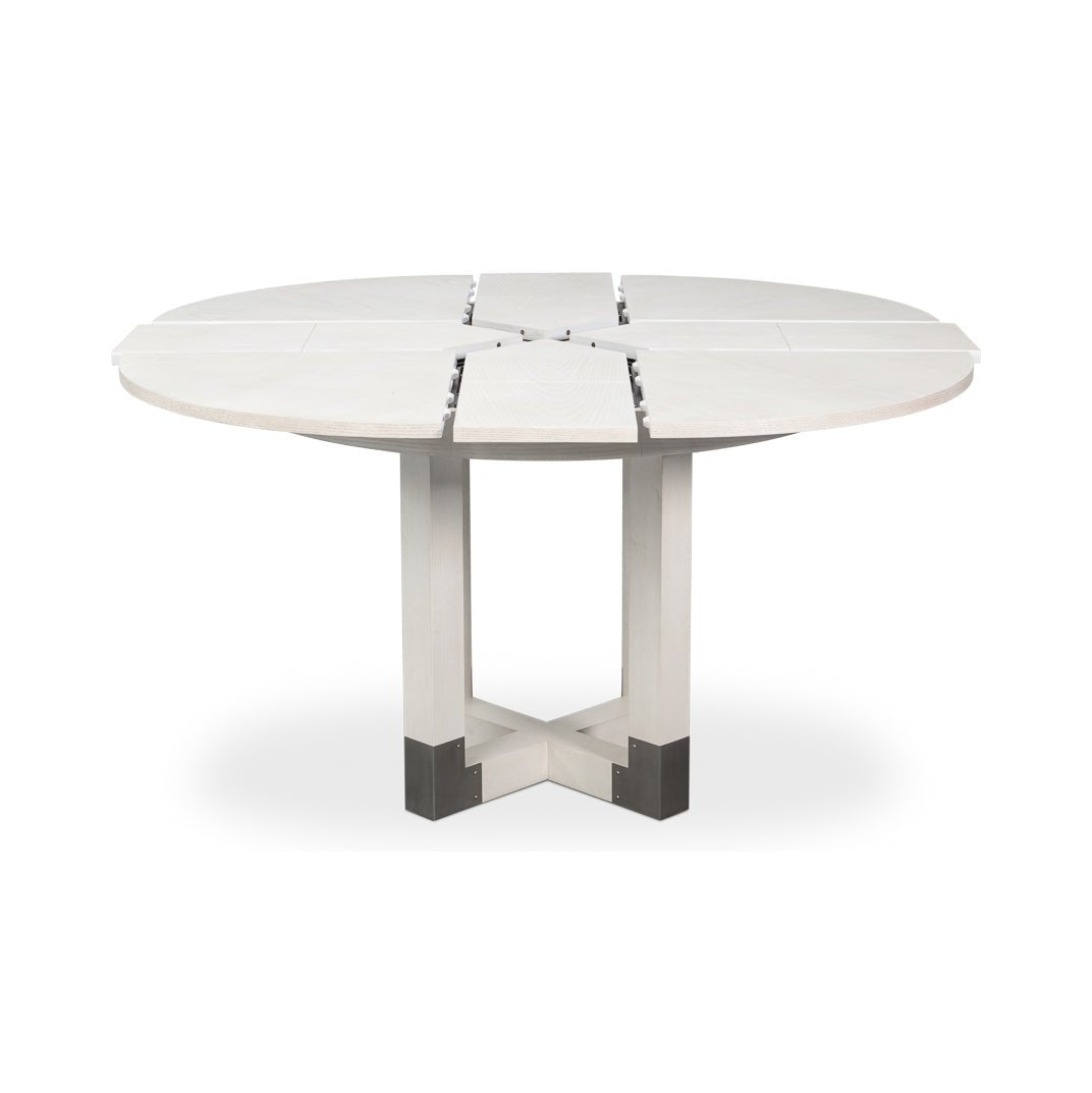 Small White Jupe Dining Table - English Georgian America
