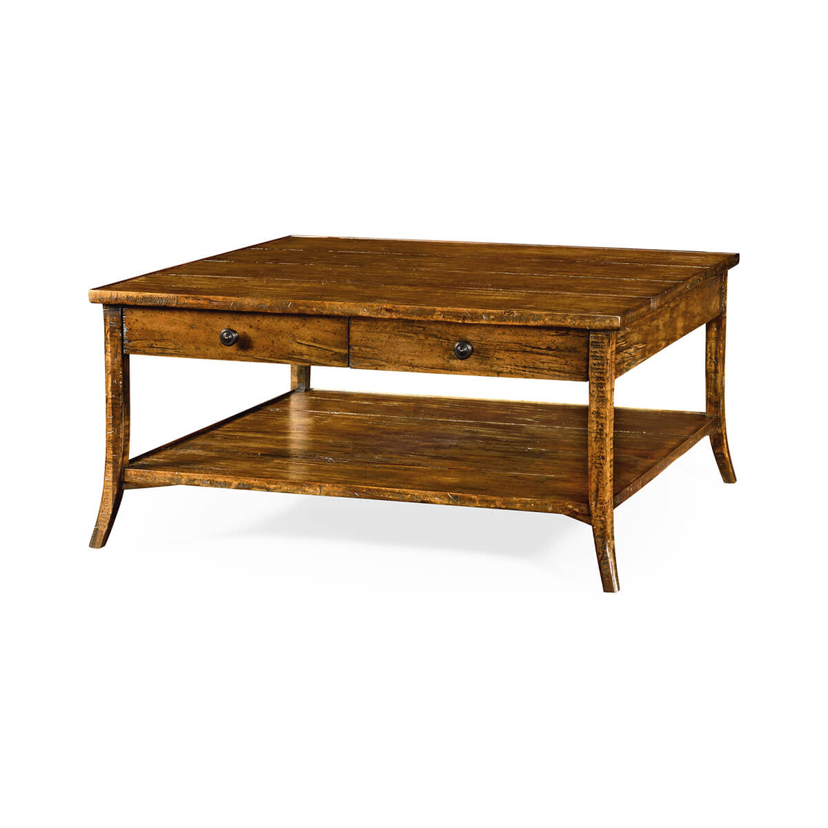 Square Country Coffee Table - English Georgian America