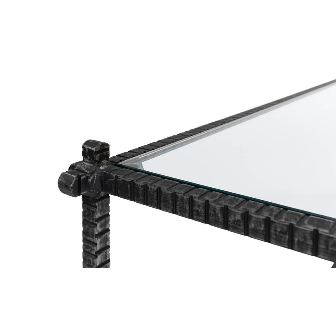 Square Industrial Coffee Table - English Georgian America