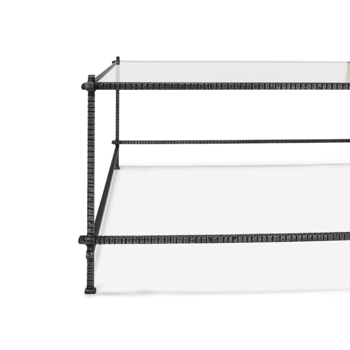 Square Industrial Coffee Table - English Georgian America