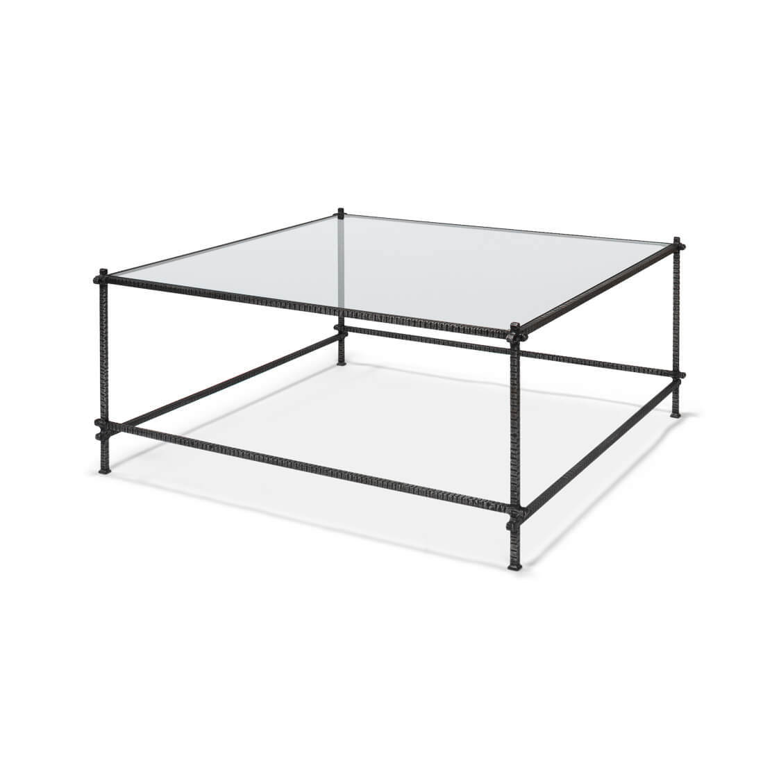 Square Industrial Coffee Table - English Georgian America