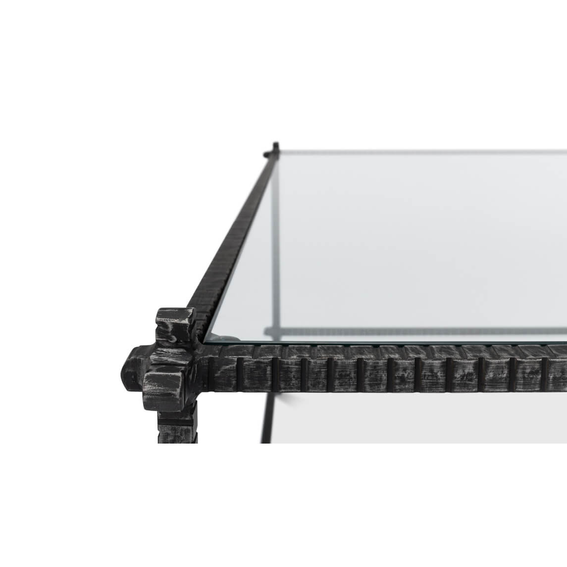 Square Industrial Coffee Table - English Georgian America