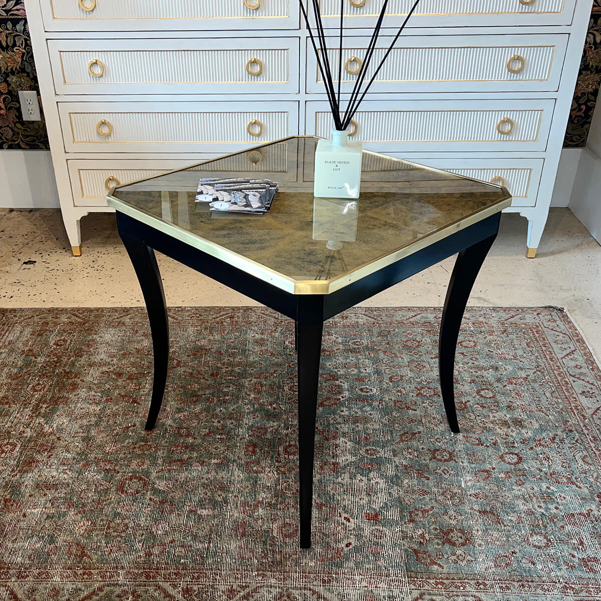 Square Mid Century End Table - English Georgian America