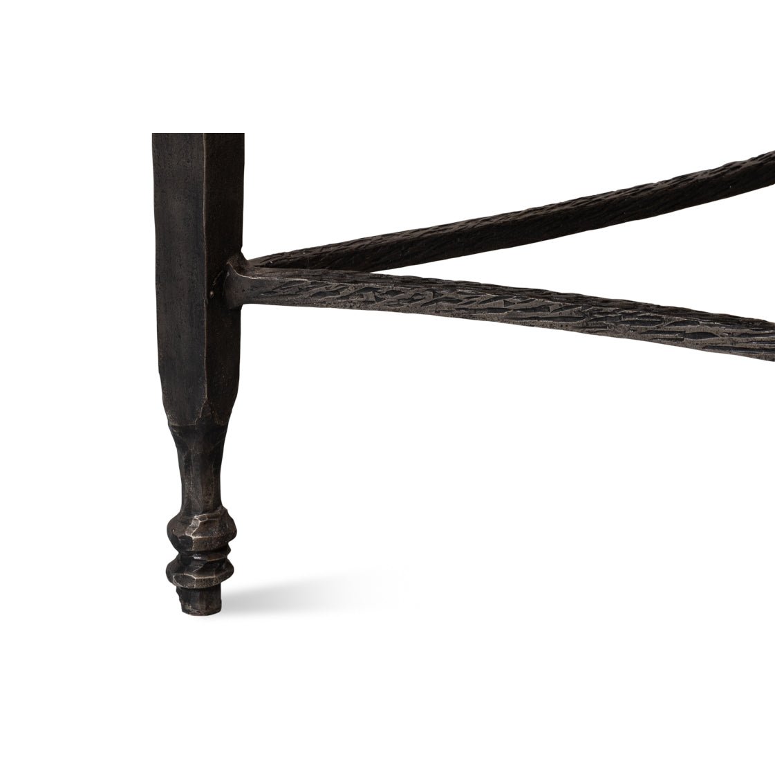 Square Minimalist Marble Top Coffee Table - English Georgian America