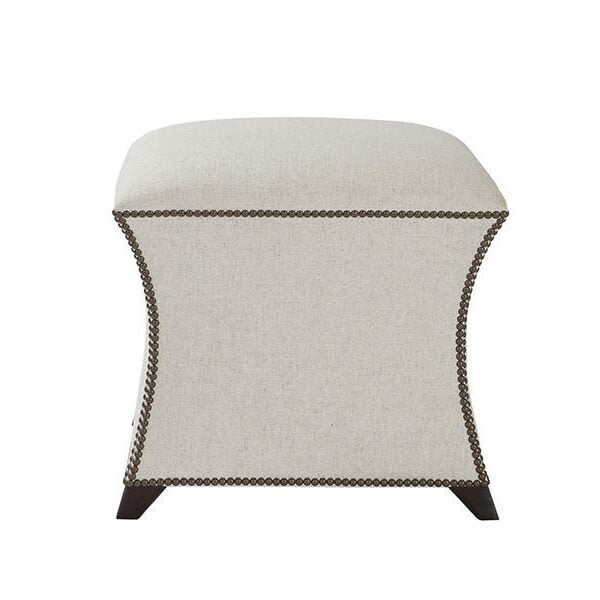 Square Upholstered Stool - English Georgian America