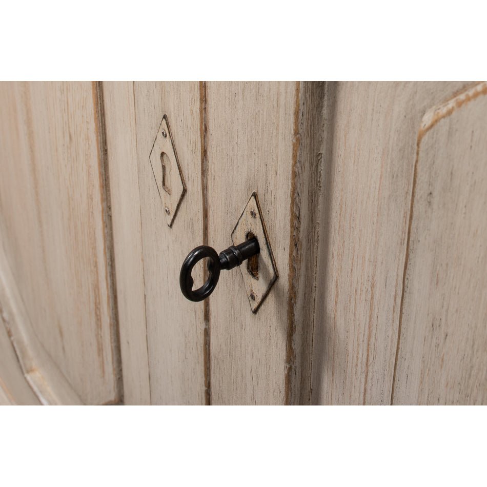 Stone Painted Credenza - English Georgian America