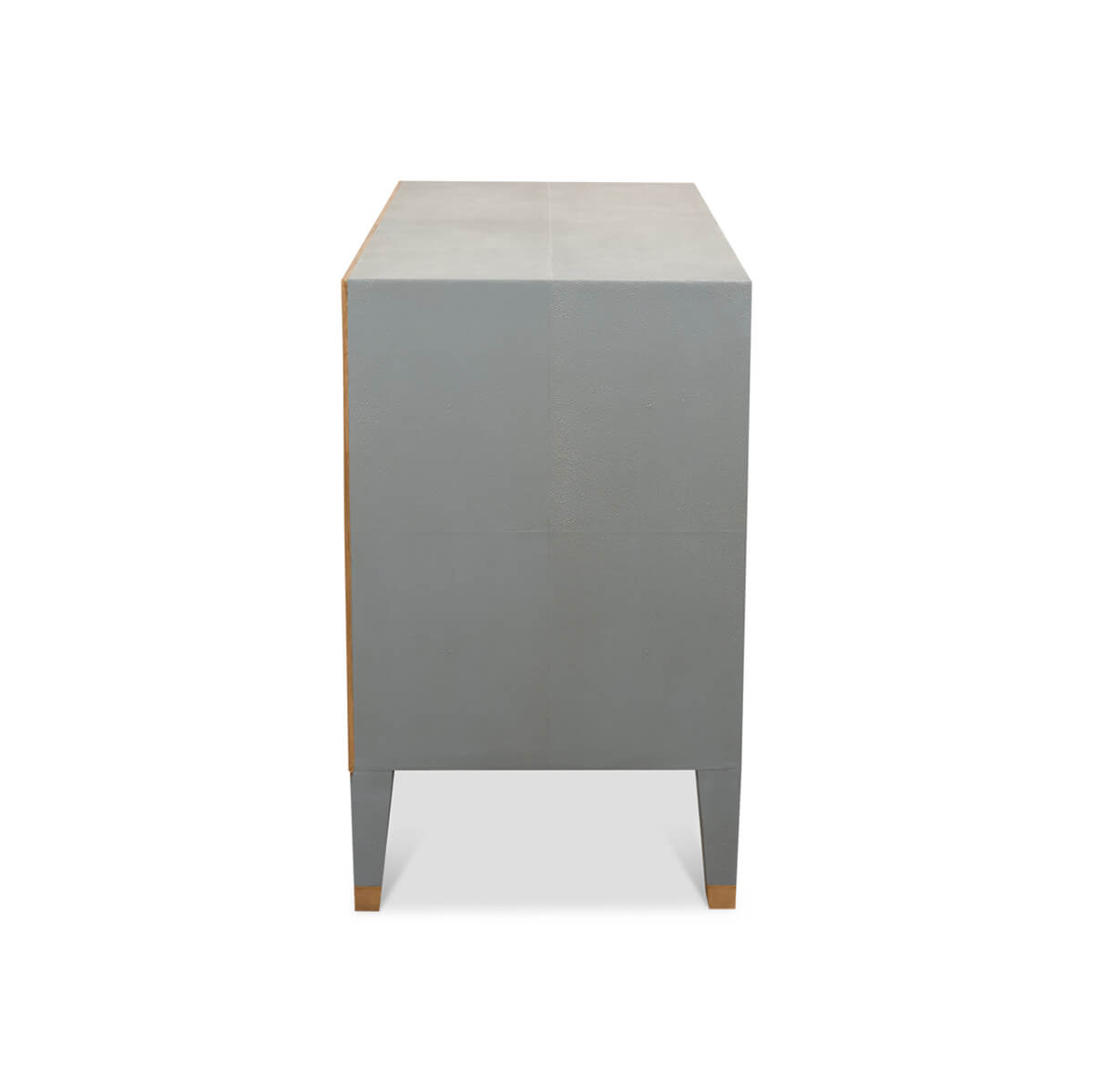 Storm Gray Modern Nightstand - English Georgian America