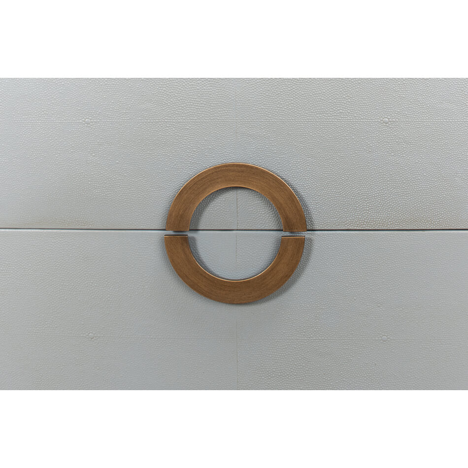 Storm Gray Modern Nightstand - English Georgian America