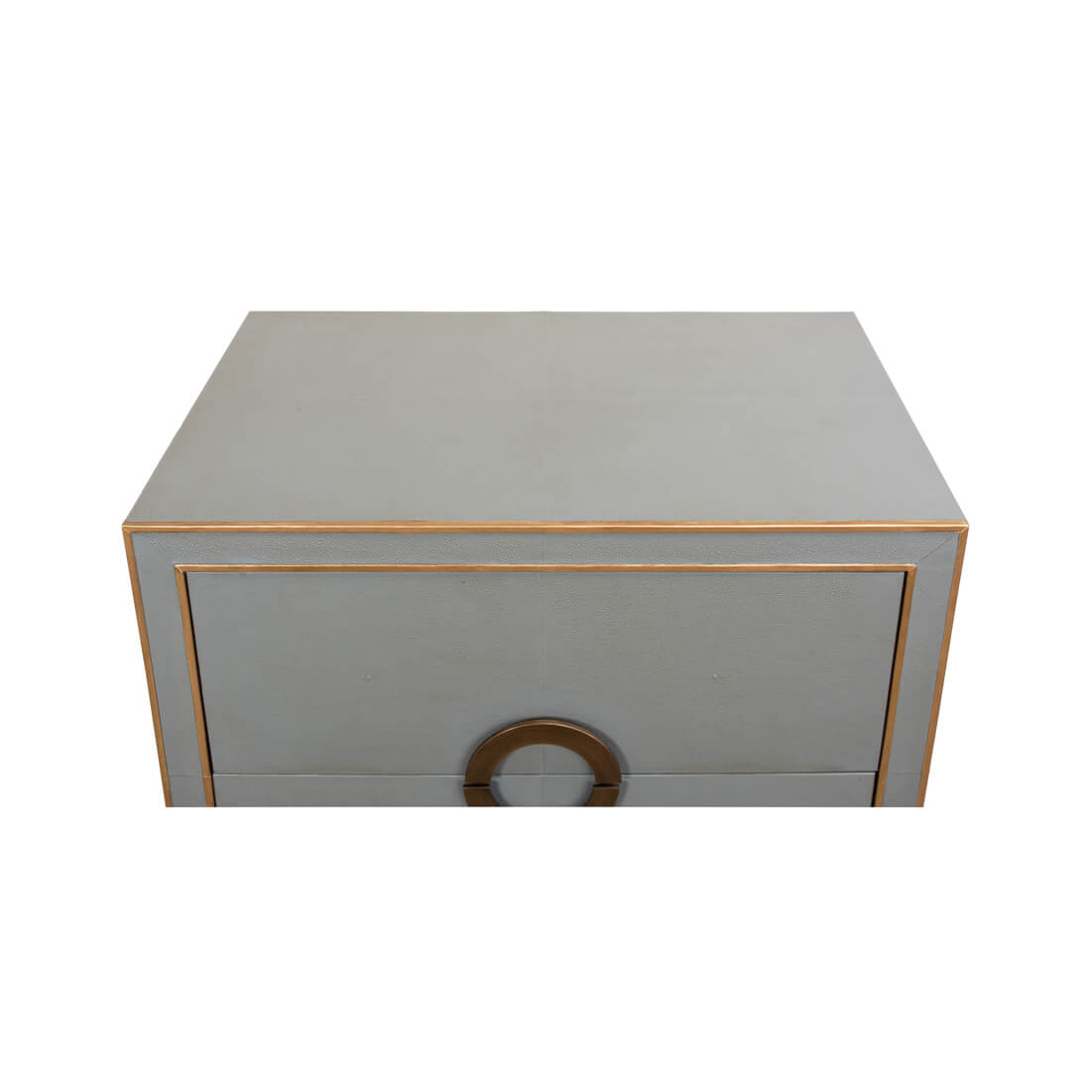 Storm Gray Modern Nightstand - English Georgian America