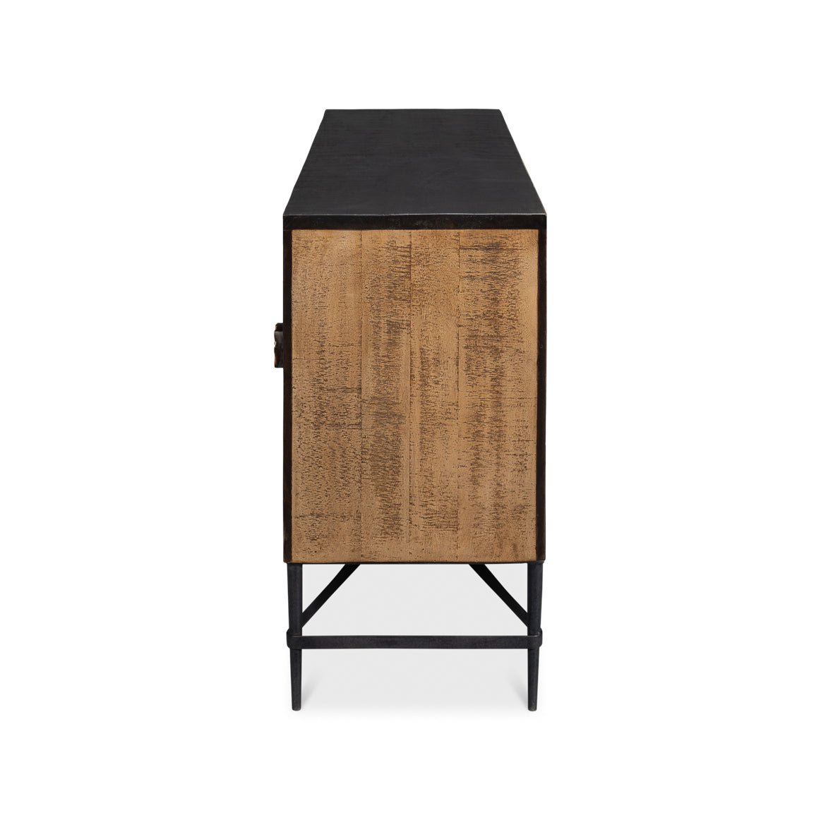 Sunburst Rustic Buffet Sideboard - English Georgian America