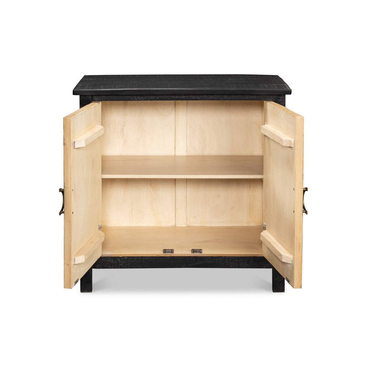 Sunburst Wood Cabinet - English Georgian America