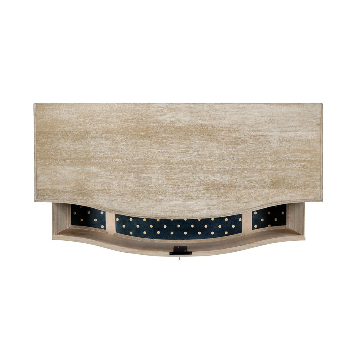 Swedish Bowfront Whitewash Dresser - English Georgian America