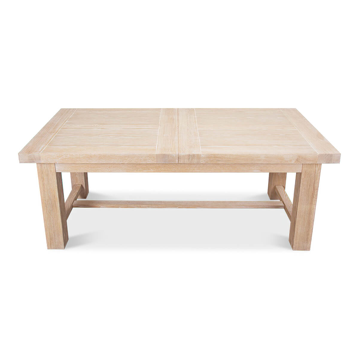 Swedish Modern Oak Extension Dining Table - English Georgian America