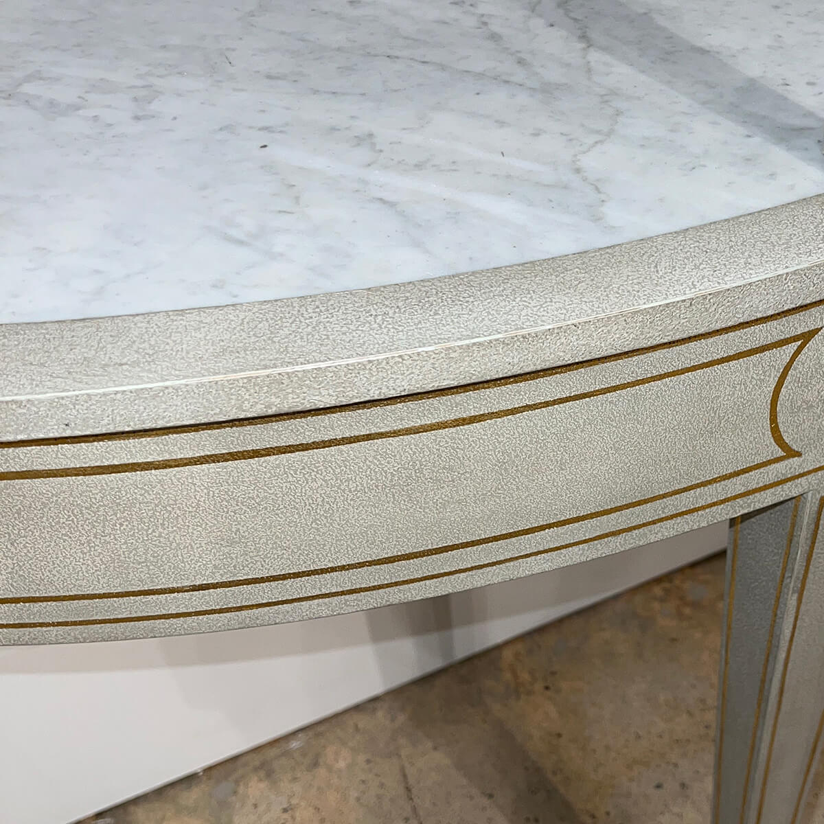 Swedish Painted Console Table - English Georgian America