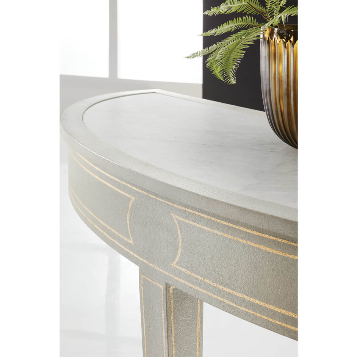 Swedish Painted Console Table - English Georgian America
