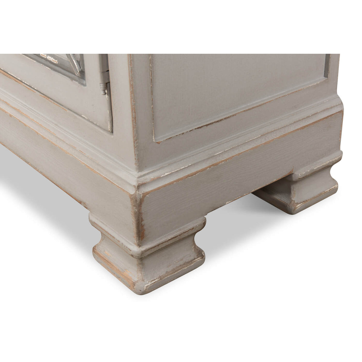 Tall Provincial Painted Cabinet - English Georgian America