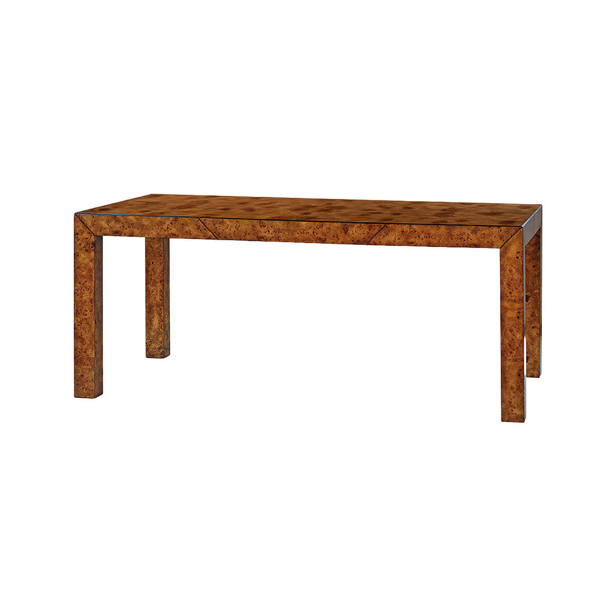 The Burl Wood Parson Desk - English Georgian America