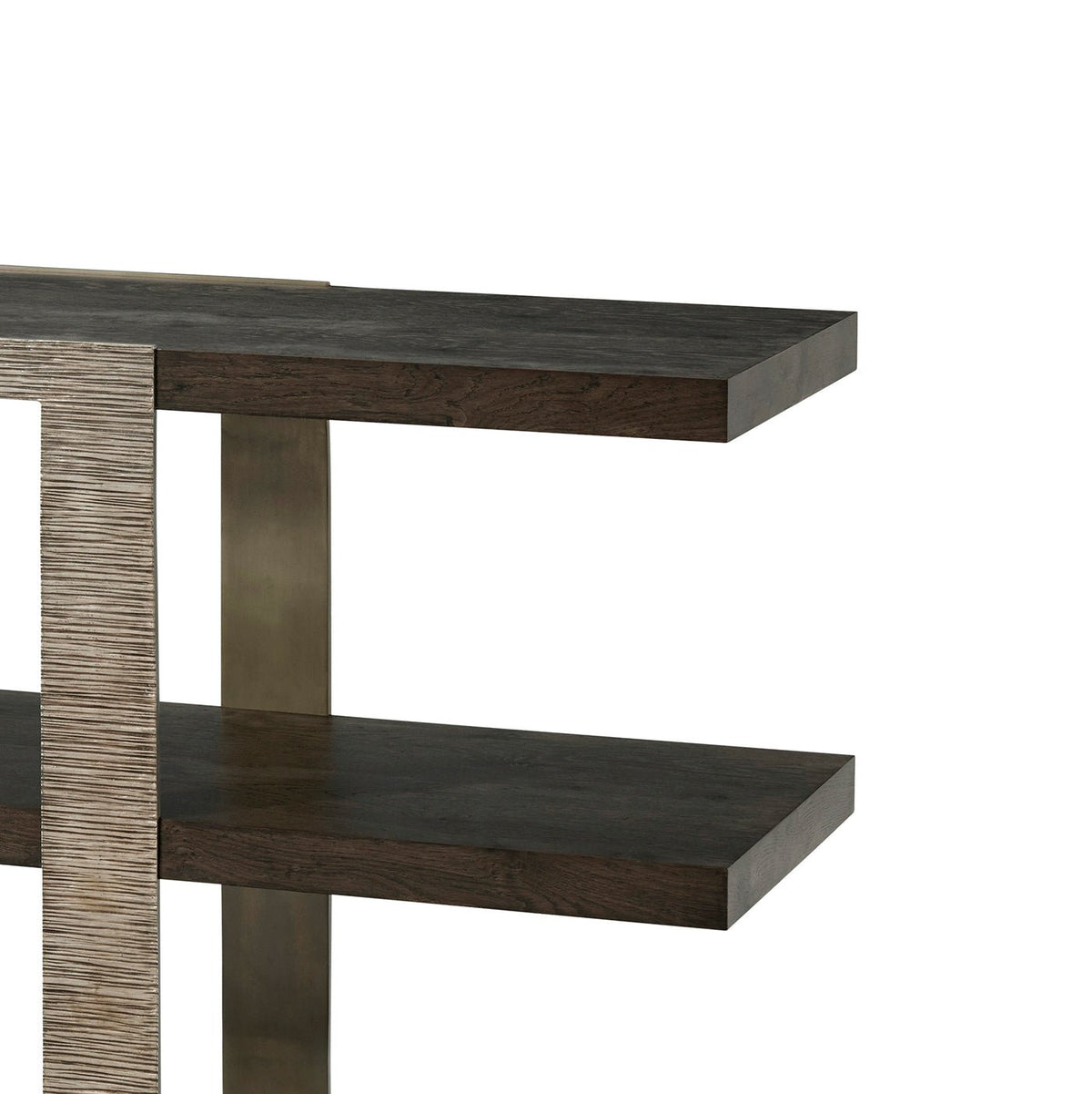 Three Tier Modern Industrial Console Table - English Georgian America