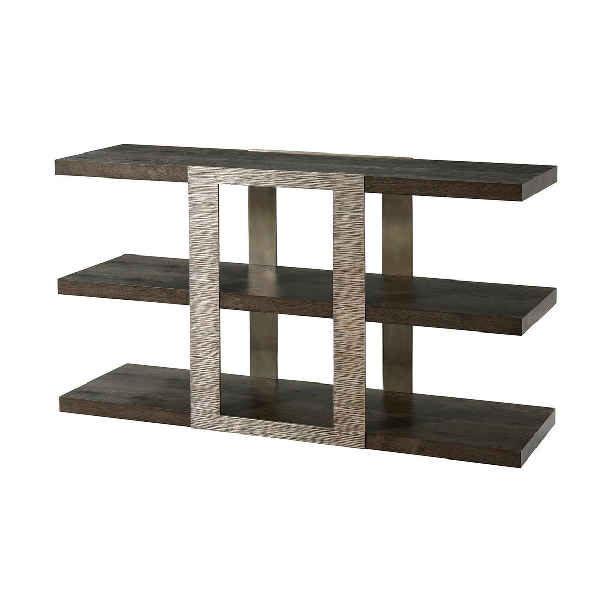Three Tier Modern Industrial Console Table - English Georgian America