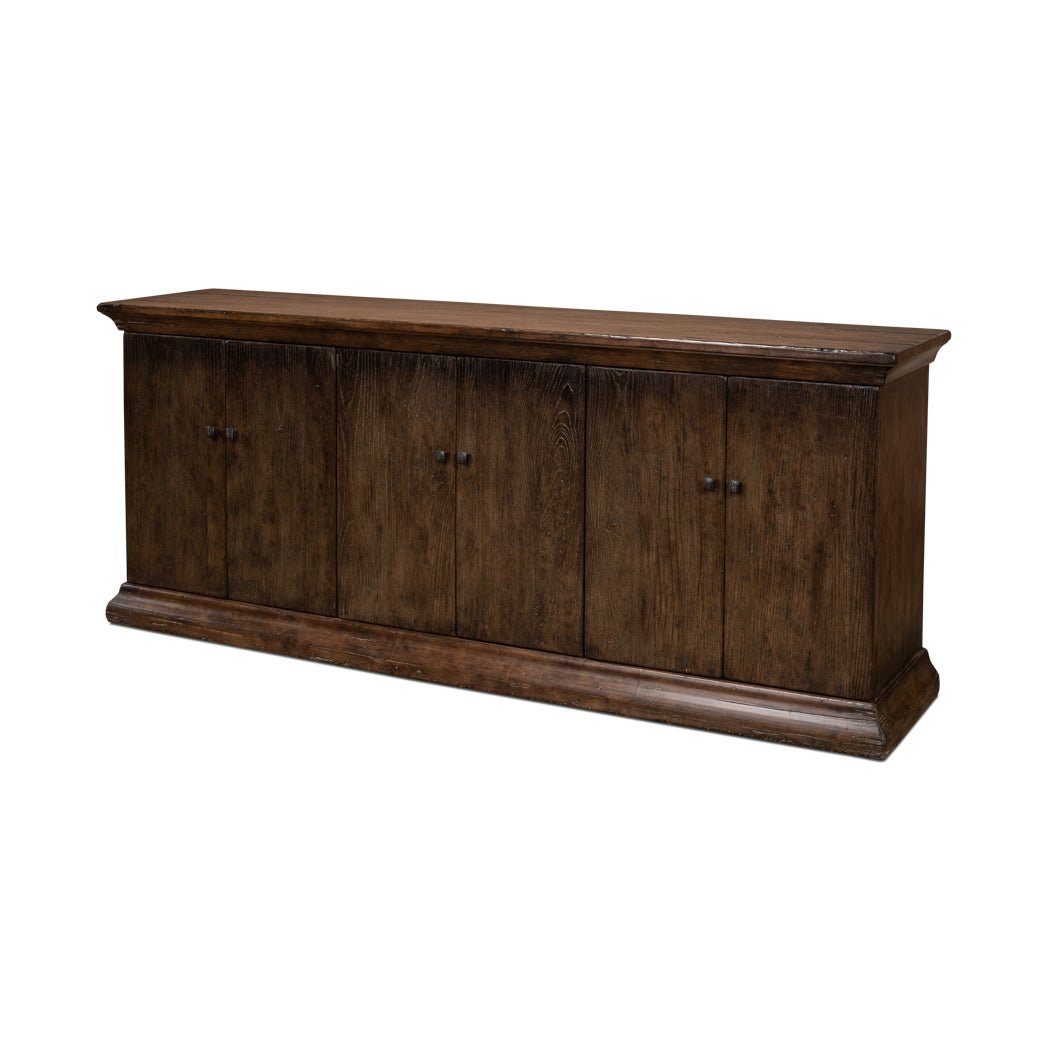 Toasted Brown Provincial Sideboard - English Georgian America